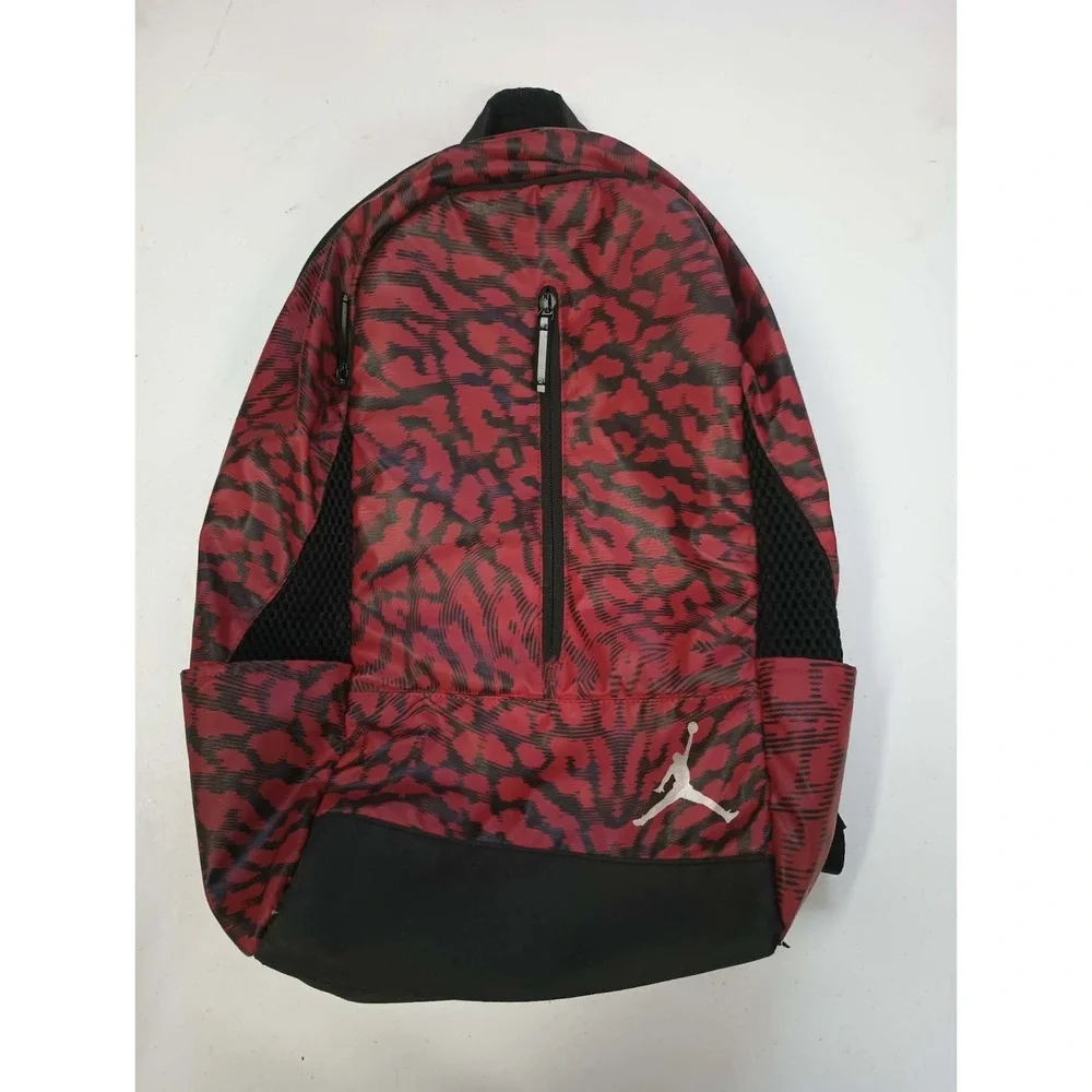 Nike Air Jordan Jumpman Backpack Red Black Laptop Sleeve Gym Bag 9A1776-B22